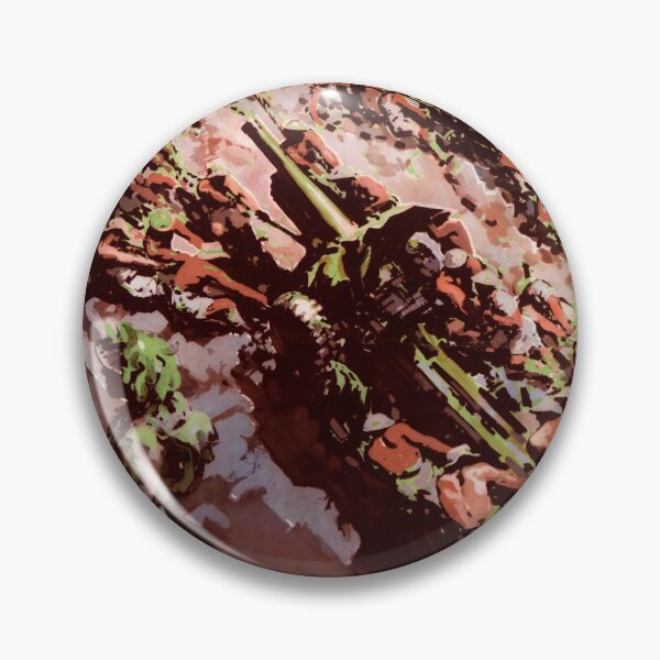 Item preview, WWII Propaganda Poster | Industrial Production in War | Soldiers in Owen Stanley Mountains | Artillery & Military Logistics designed and sold by artofuniverse.
