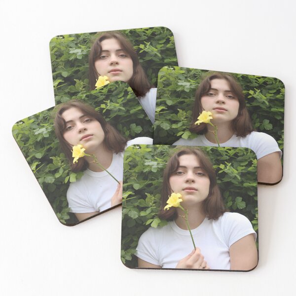 Item preview, Lizzy McAlpine – Indie Portrait with Yellow Flower designed and sold by vasilacielloa.