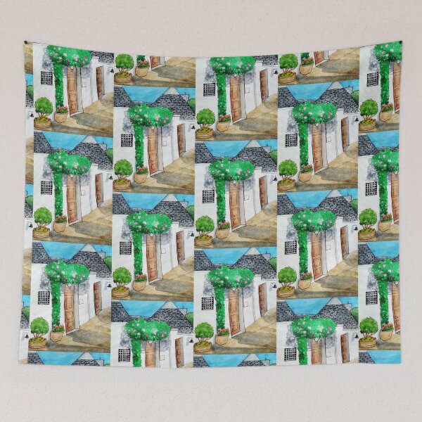 Item preview, Sunlit Trulli designed and sold by Paintedhues.