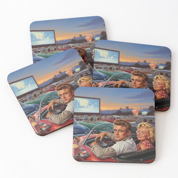 Item preview, Cruisin’ Legends – James Dean & Marilyn Monroe at a 50s Drive-In designed and sold by Art's Diner.