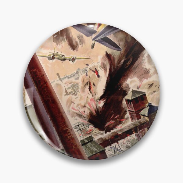 Item preview, Dramatic WWII Poster | RAF Planes in Action | Support the War Effort | Back Them Up! Vintage Propaganda Art Print designed and sold by artofuniverse.