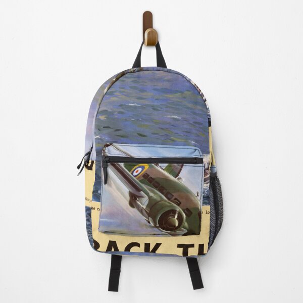 Item preview, WWII Propaganda Poster | Capture of German U-570 | RAF Victory Art | Lockheed Hudson & Submarine Surrender | Back Them Up designed and sold by artofuniverse.