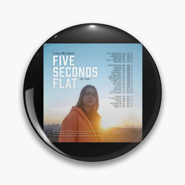 Item preview, Lizzy McAlpine – Five Seconds Flat Tour Poster Aesthetic designed and sold by vasilacielloa.