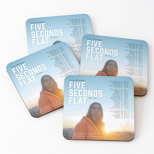 Item preview, Lizzy McAlpine – Five Seconds Flat Tour Poster Aesthetic designed and sold by vasilacielloa.