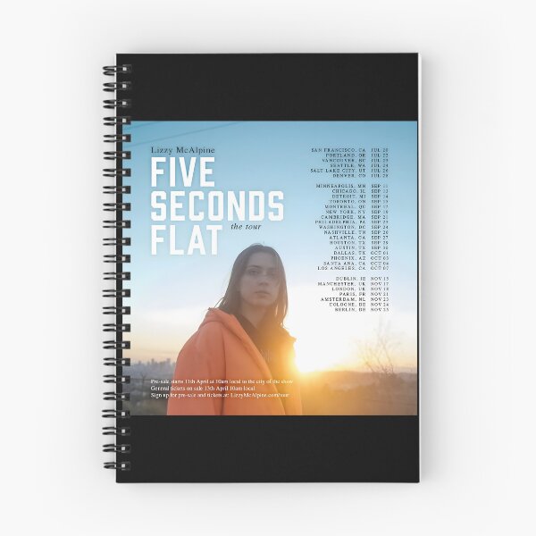 Item preview, Lizzy McAlpine – Five Seconds Flat Tour Poster Aesthetic designed and sold by vasilacielloa.
