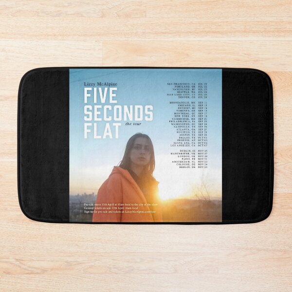 Item preview, Lizzy McAlpine – Five Seconds Flat Tour Poster Aesthetic designed and sold by vasilacielloa.