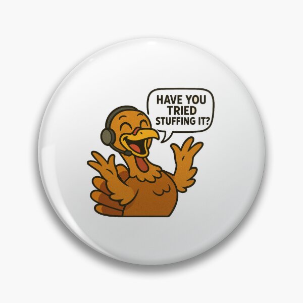 Item preview, Turkey Tech Support Funny Thanksgiving Sticker designed and sold by NitkiStudio.