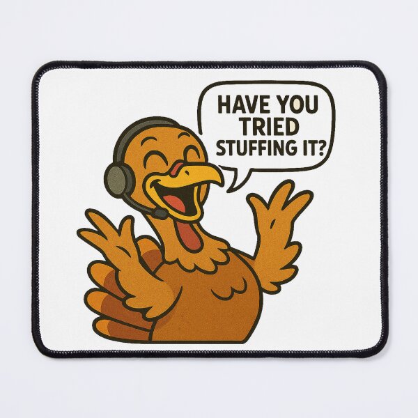 Item preview, Turkey Tech Support Funny Thanksgiving Sticker designed and sold by NitkiStudio.