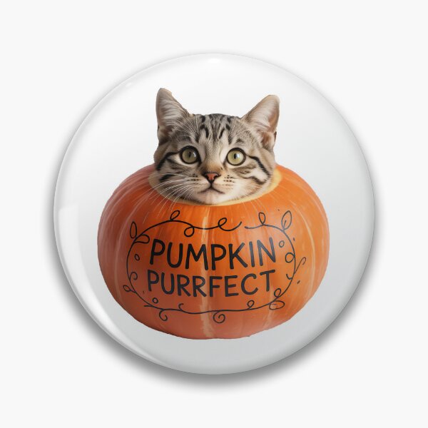 Item preview, Cute Cat in Pumpkin designed and sold by graphic-genie.