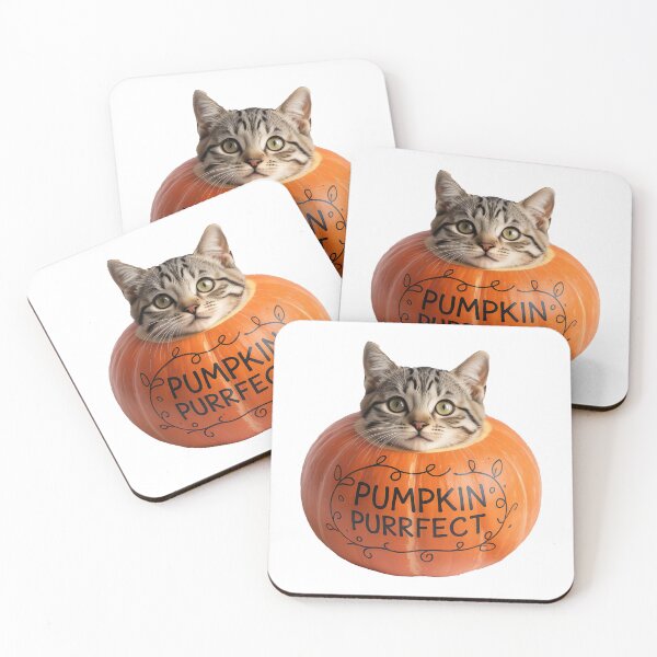 Item preview, Cute Cat in Pumpkin designed and sold by graphic-genie.