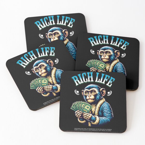 Item preview, Rich Life Monkey | Luxury Streetwear Money Design designed and sold by UsandCoDesigns.