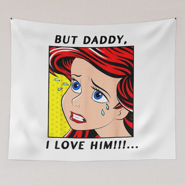 Item preview, Disney The Little Mermaid Ariel But Daddy I Love Him Comic designed and sold by CindiParks.