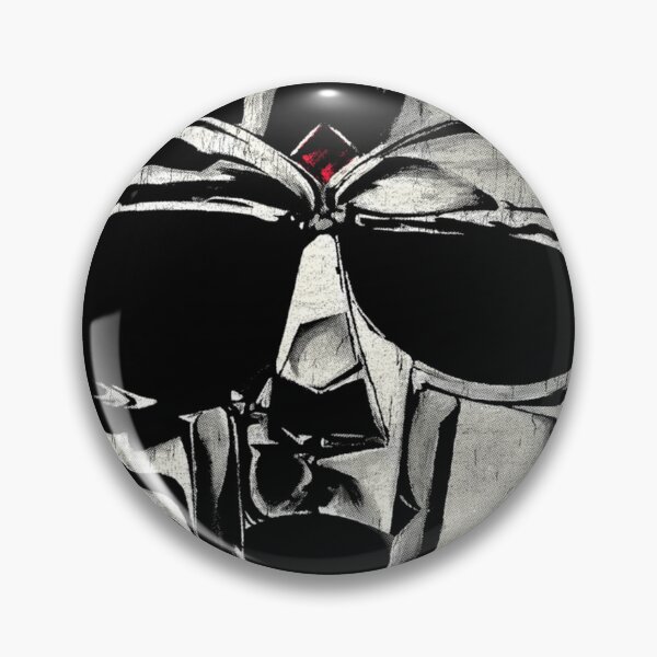 Artikelvorschau, Mf Doom Halbton-Illustration entworfen und verkauft von Halgee.