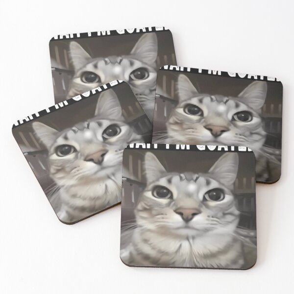 Item preview,  Wait I'M Goated Cat Humor Meme I'M Goated Funny Cat Meme designed and sold by JefferyPano8.