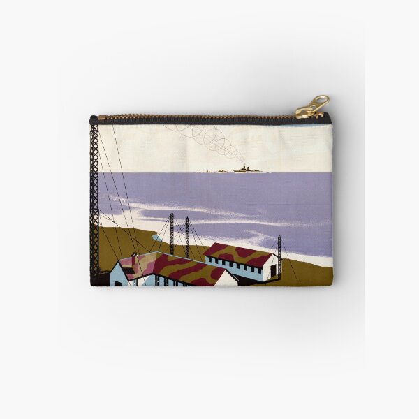 Item preview, Vintage WWII Poster Reproduction | British Propaganda Art | Sailor & Telephone Communication | Mid-Century Modern Design designed and sold by artofuniverse.