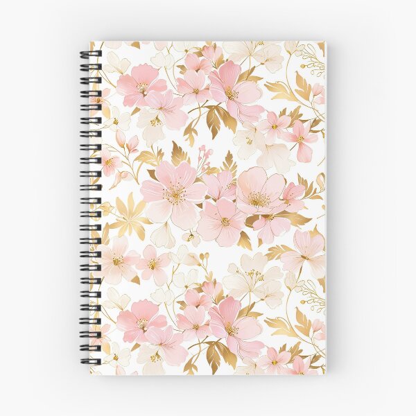 Item preview, Flores rosas y doradas designed and sold by CoolPixels.