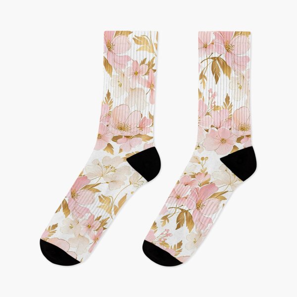 Item preview, Pink and Gold Flowers designed and sold by CoolPixels.