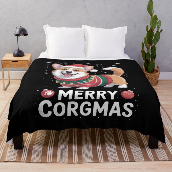 Item preview, Corgi Dog Merry Corgmas Santa Corgi Ugly Christmas designed and sold by TyraYoung.