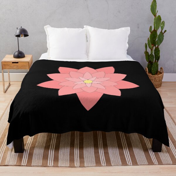 Item preview, Pink Lotus Flower (Large) – Sacred Tranquil Design designed and sold by TummysEmporium.