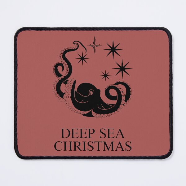 Item preview, Unique Holiday Graphic Featuring Black Octopus and Stars designed and sold by SplashTastic.