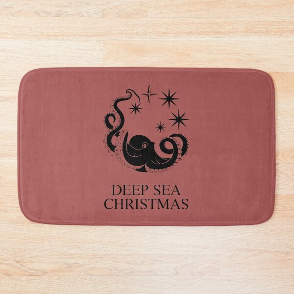 Item preview, Unique Holiday Graphic Featuring Black Octopus and Stars designed and sold by SplashTastic.
