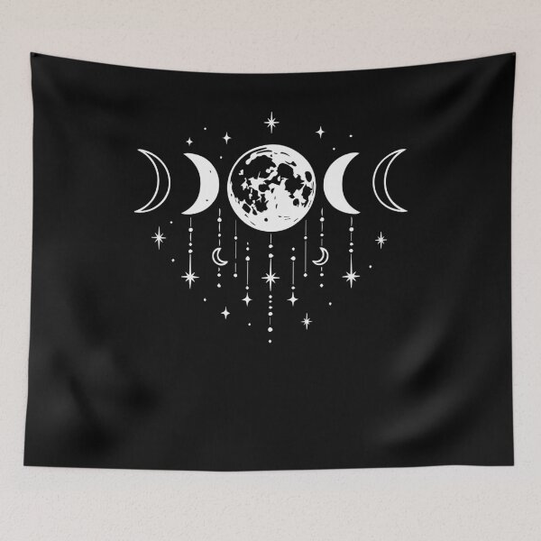Item preview, Spiritual Occultism Moon Phases Magic Art designed and sold by LuminOrb.