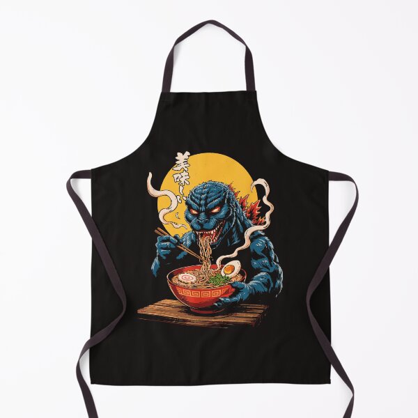 Item preview, Funny Kaiju Eating Ramen Japanese Monster Lover Birthday designed and sold by CindiParks.