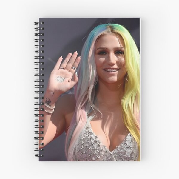Item preview, Kesha – Rainbow Hair Pop Star Aesthetic Portrait designed and sold by vasilacielloa.