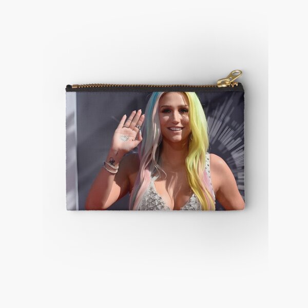 Item preview, Kesha – Rainbow Hair Pop Star Aesthetic Portrait designed and sold by vasilacielloa.