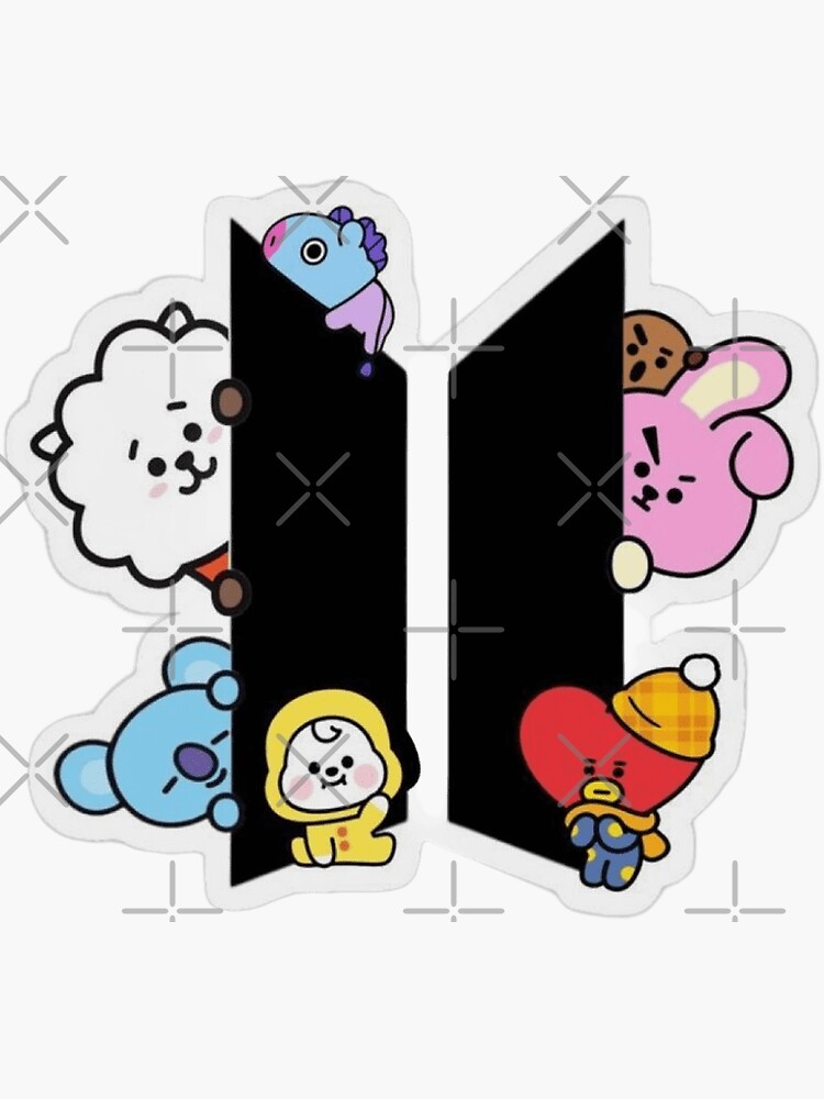 Roni_pool Bts Jungkook Jk Kpop Army Bt21 Cooky Stickers for Sale