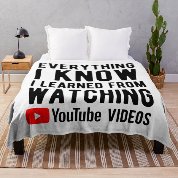 Item preview, Everything I Know I Learned From Youtube Videos designed and sold by Marvinrauss.