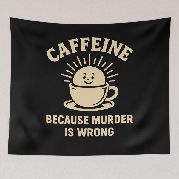 Item preview, Coffee Funny Caffeine Sarcastic saying Designs designed and sold by LuminOrb.