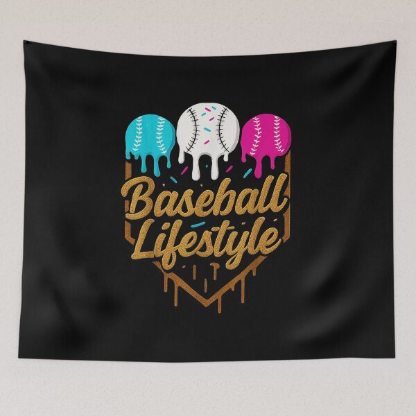 Artikelvorschau, Baseball Lifestyle Jugend Baseball Drip Ice Cream entworfen und verkauft von TOTOx9aR.