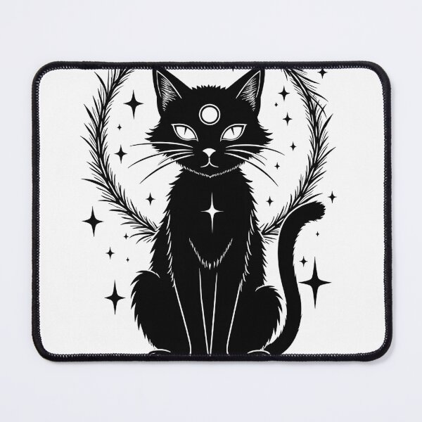 Item preview, Esoteric and mystical cat designed and sold by Fab-Haven.