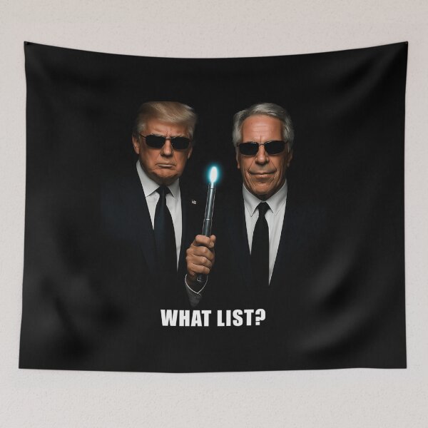 Item preview,  What List Donald Trump With Jeffrey Epstein designed and sold by Theochultz.