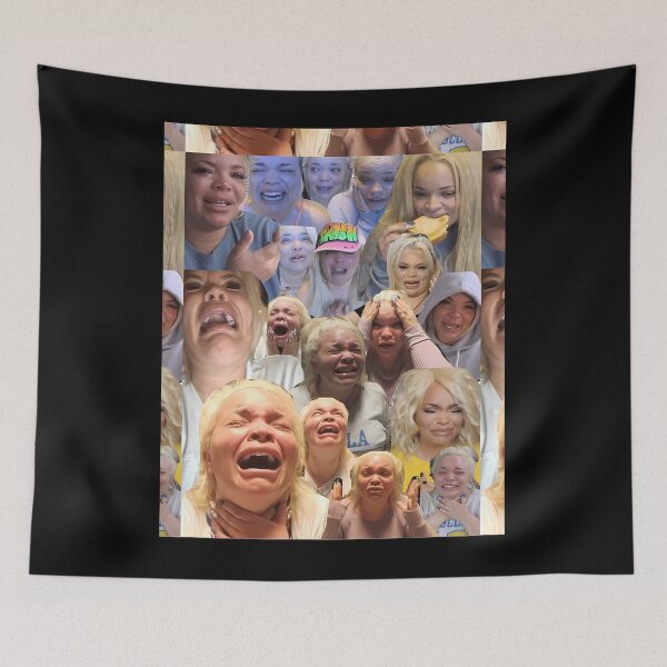 Item preview, Trisha Pastas Crying On Her Kitchen Floor Collage designed and sold by Marvinrauss.