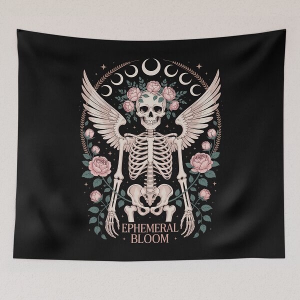 Item preview, Ephemeral Bloom Fairy Grunge Fairycore Aesthetic Butterfly Skeleton Gothic designed and sold by papertaless.