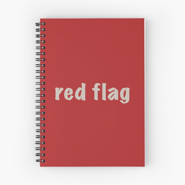 Item preview, “Red Flag Bold Minimalist Typography” designed and sold by Skides04.
