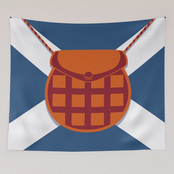 Item preview, Scottish Sporran Flag Fusion designed and sold by Drawings Project.