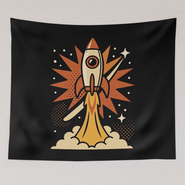 Item preview, Rocket Launch Astronaut Space Exploration Fun designed and sold by LuminOrb.