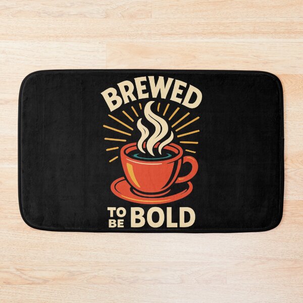Item preview, Brewed To Be Bold Coffee Funny Design designed and sold by LuminOrb.