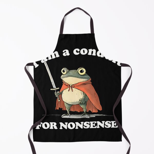 Item preview,  I Am A Conduit For Nonsense Cute Funny Frog Meme designed and sold by Theochultz.