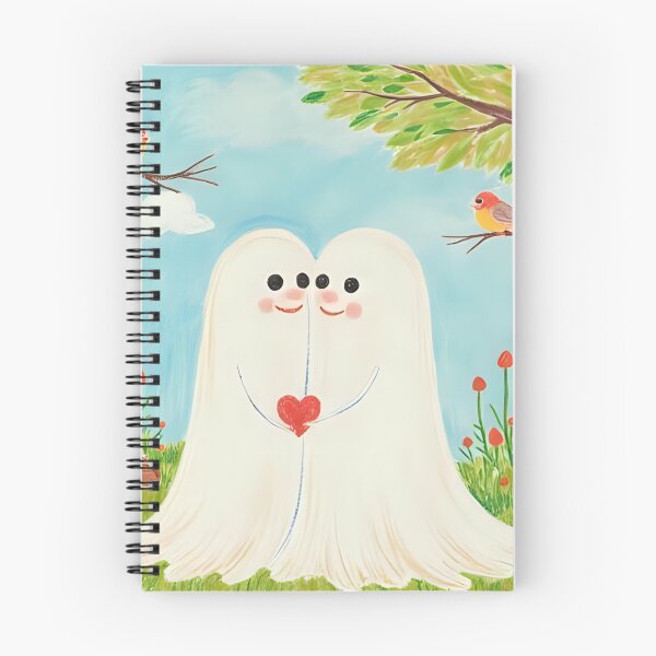 Item preview, Boo Ghost Couple designed and sold by HELLO TIGER.