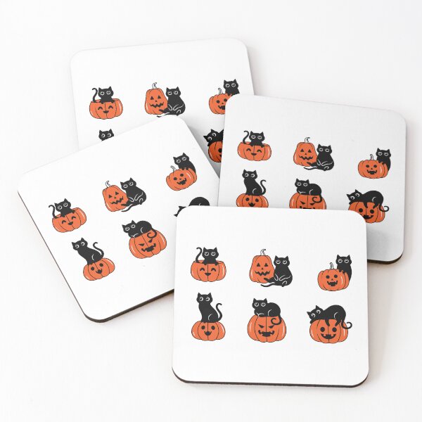 Aperçu de l'œuvre Chat noir mignon pour Halloween créée et vendue par graphic-genie.