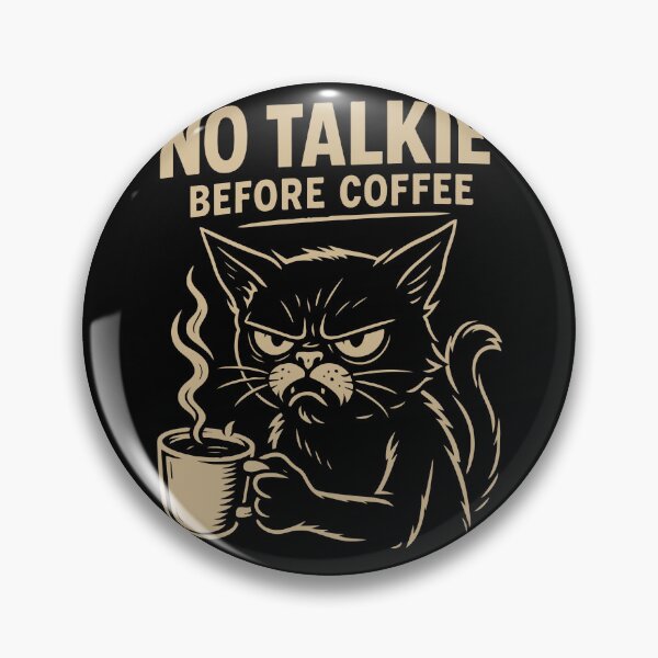 Item preview, No Talkie Before Coffee Funny Cat Design designed and sold by LuminOrb.