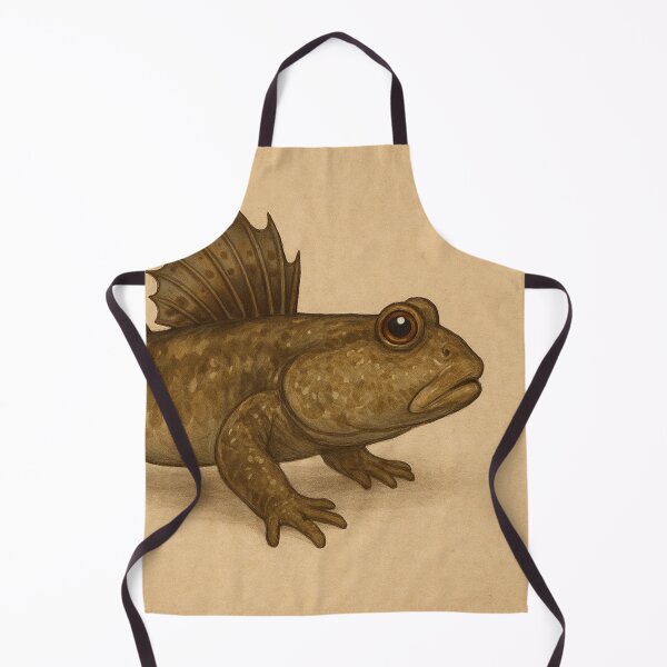 Item preview, Mudskipper Illustration – Unique Amphibious Fish Wildlife designed and sold by NocturnalNook.