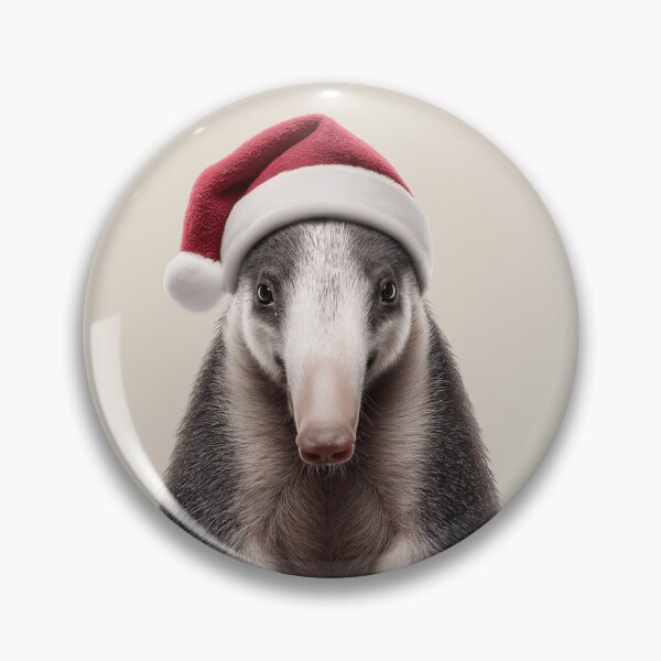 Item preview, Anteater with Christmas Hat – Festive Anteater Xmas Design designed and sold by LazyOwlStore.