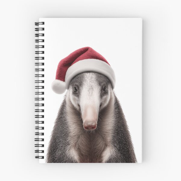 Item preview, Anteater with Christmas Hat – Festive Anteater Xmas Design designed and sold by LazyOwlStore.
