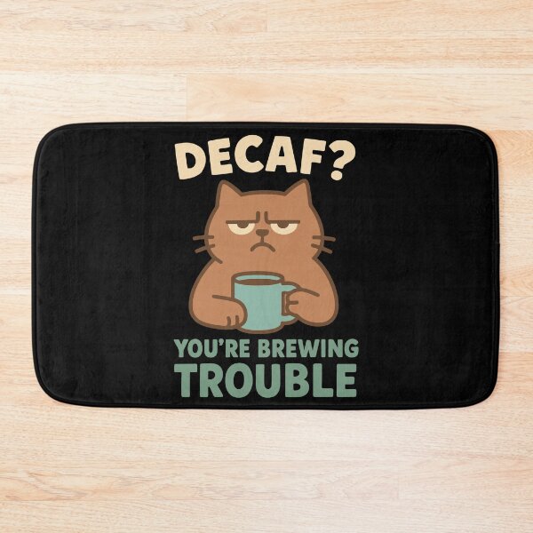 Item preview, Decaf Brewing Trouble Coffee Lovers Design designed and sold by LuminOrb.
