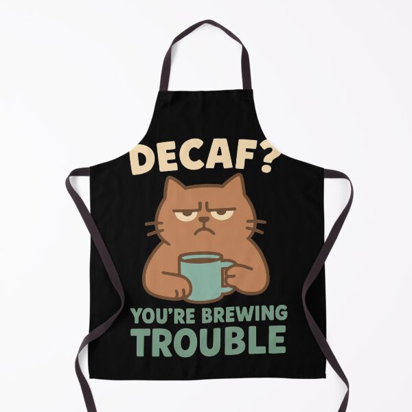 Item preview, Decaf Brewing Trouble Coffee Lovers Design designed and sold by LuminOrb.